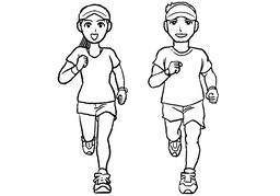 runのイラスト