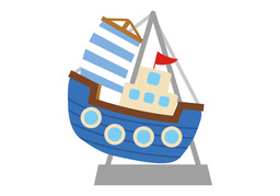 sailboatのイラスト