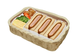 sandwichのイラスト