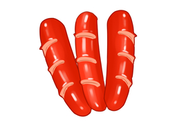 sausageのイラスト