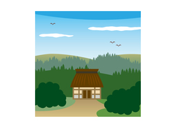 secludedのイラスト