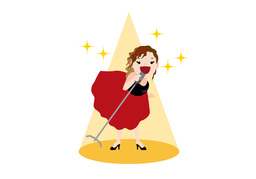 singerのイラスト