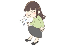 sneezeのイラスト
