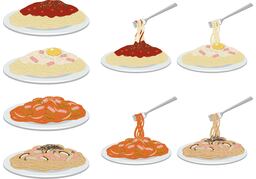 spaghettiのイラスト