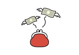 spendingのイラスト