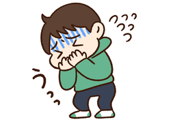 squeamishのイラスト