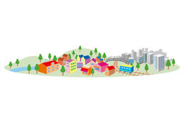 suburbのイラスト