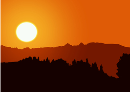 sunsetのイラスト