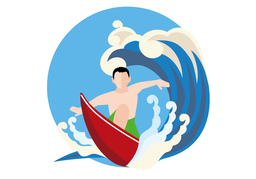 surfのイラスト