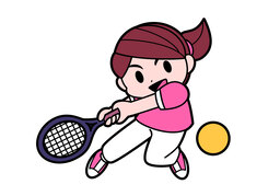tennisのイラスト