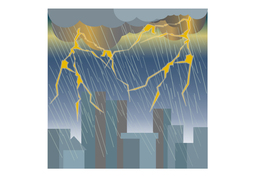thunderstormのイラスト