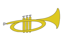 trumpetのイラスト