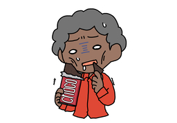 unhealthyのイラスト