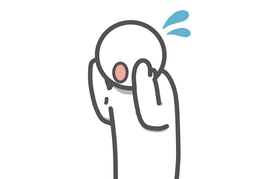 upsetのイラスト