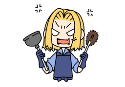 uptightのイラスト