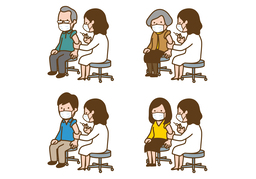 vaccinationのイラスト
