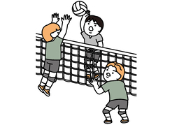 volleyballのイラスト