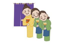 welcomeのイラスト