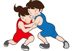 wrestlingのイラスト
