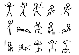 actionのイラスト