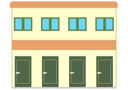 apartmentのイラスト