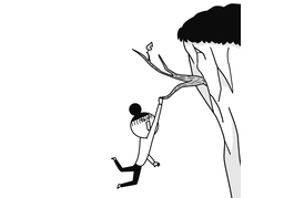 barelyのイラスト