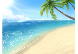 beachのイラスト