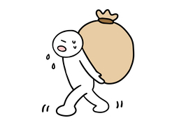 burdenのイラスト