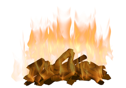 burnのイラスト