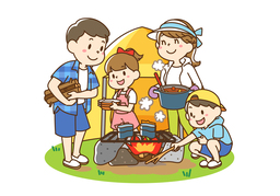 campのイラスト