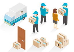 deliverのイラスト