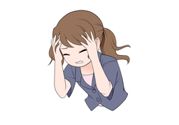 distressのイラスト