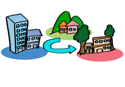 emigrateのイラスト