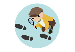 evidenceのイラスト