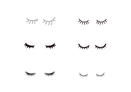 eyelashのイラスト