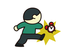 impatientのイラスト