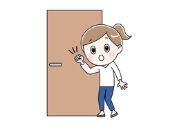 knockのイラスト