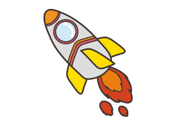 launchのイラスト