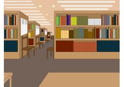 libraryのイラスト