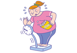 obesityのイラスト