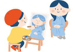 portrayのイラスト