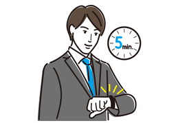 punctualのイラスト