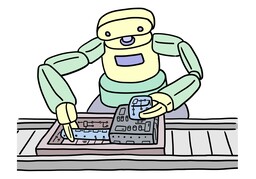 replaceのイラスト