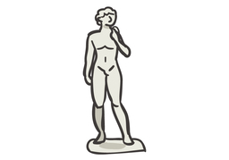 sculptureのイラスト