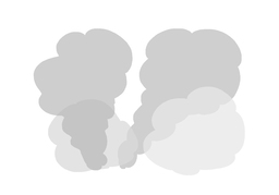 smokeのイラスト