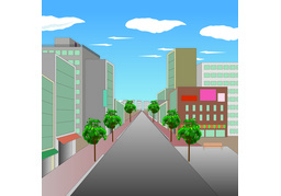 streetのイラスト