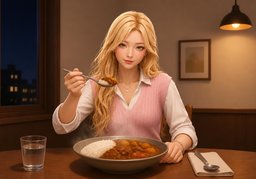 curry and riceのイラスト