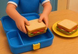 lunch boxのイラスト