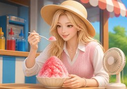 shaved iceのイラスト
