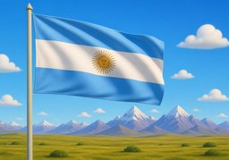 Argentinaのイラスト